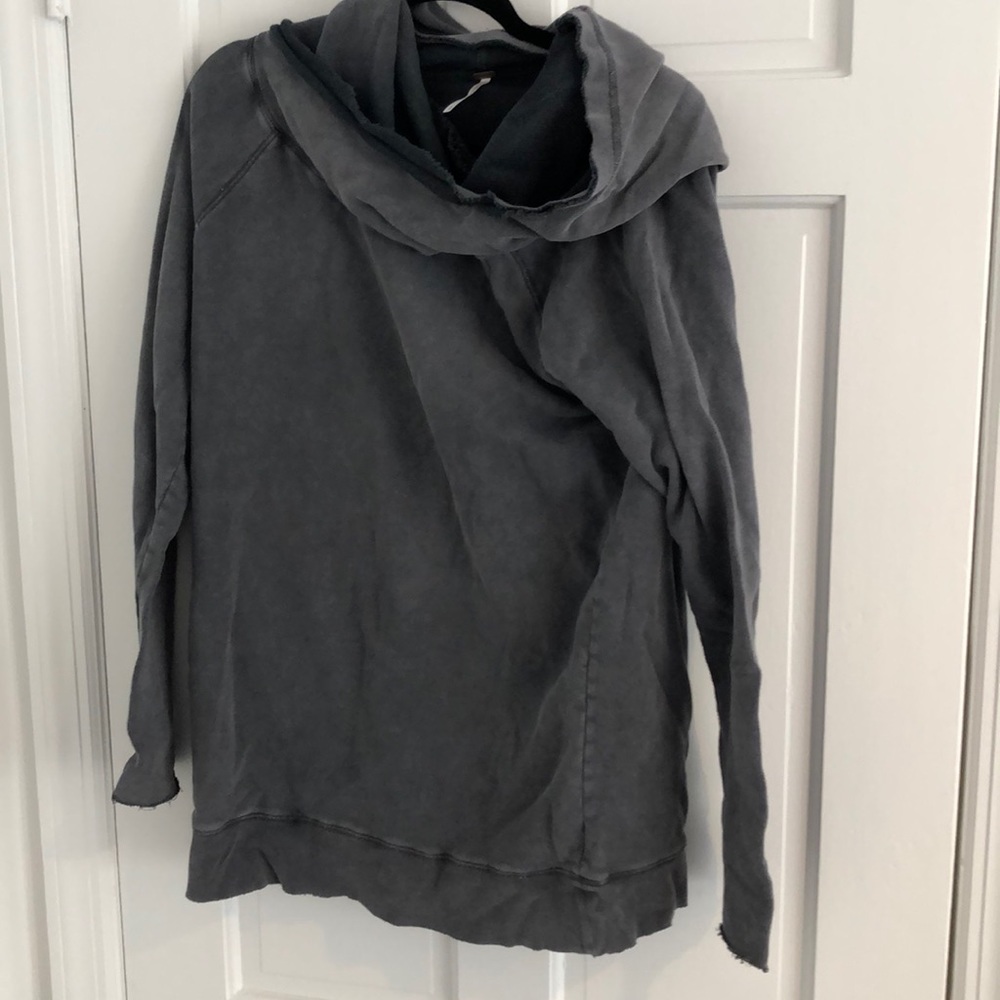 free people gray sweatshirt